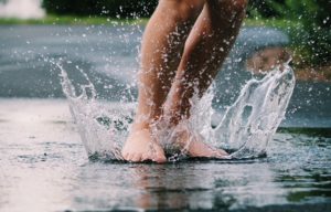 Rain well water