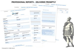 Well Inspection Report sample